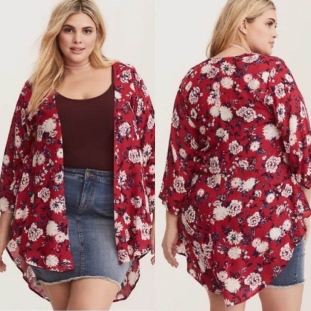 Floral Kimono Cardigan Kaftan